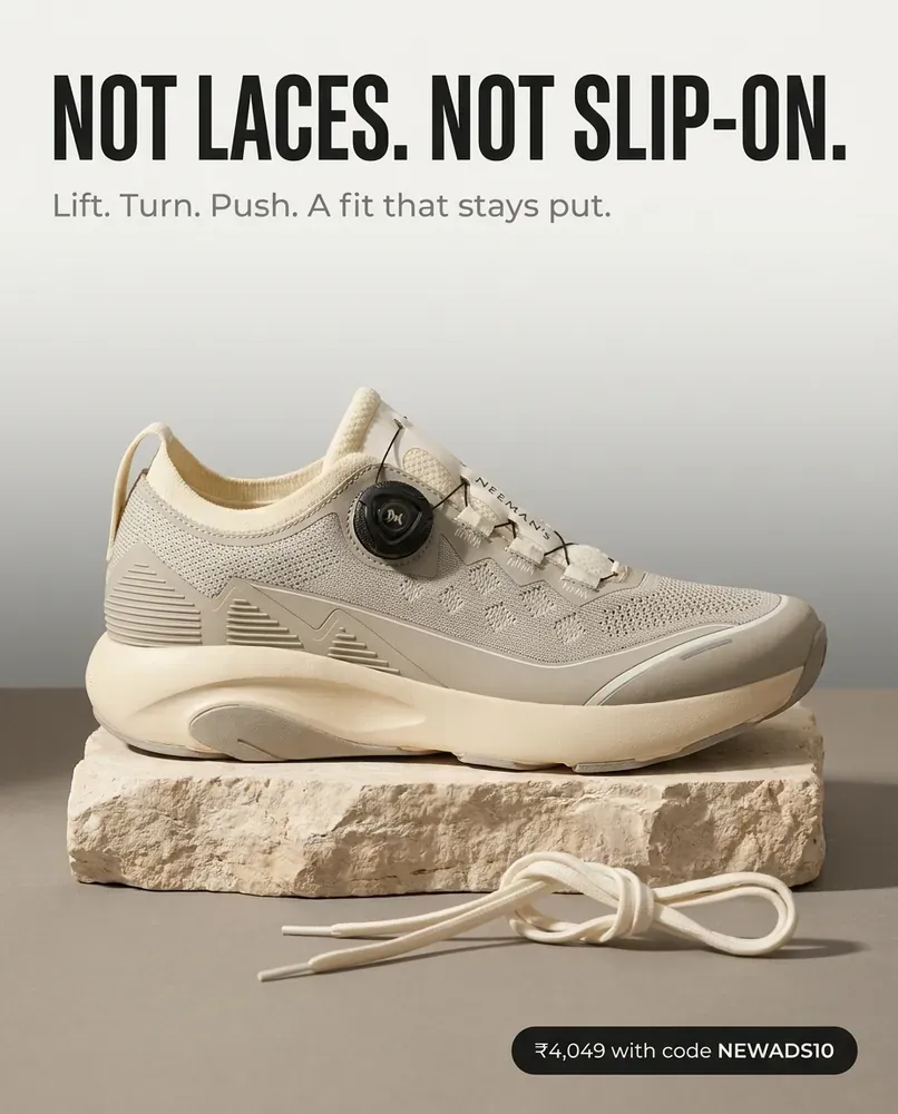 Neeman’s sneakers ad