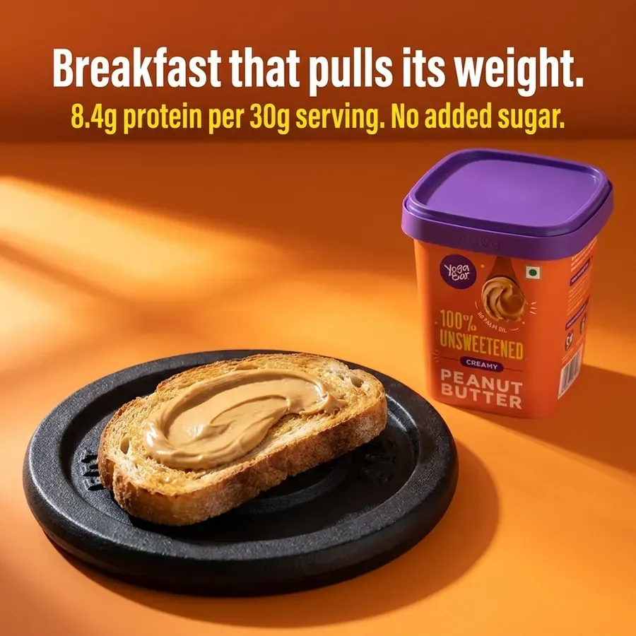 Yoga Bar peanut butter ad