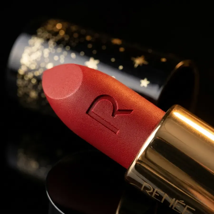 Lipstick product shot on black