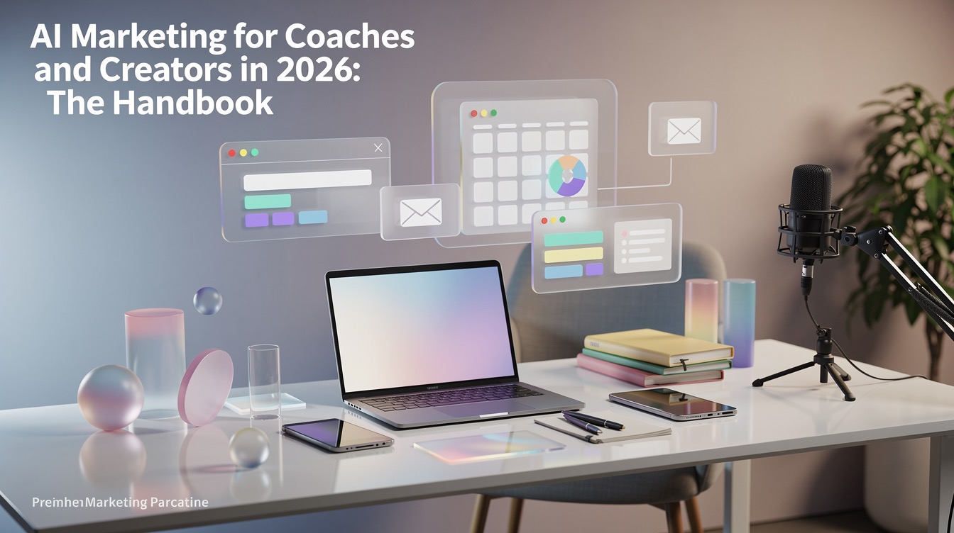 AI Marketing for Coaches and Creators in 2026: The Handbook hero image
