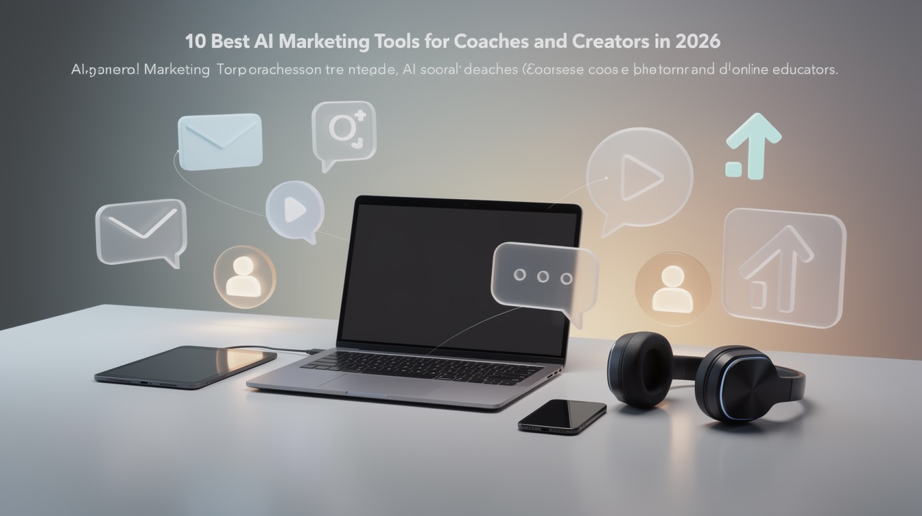 10 Best AI Marketing Tools for Coaches and Creators in 2026 hero image