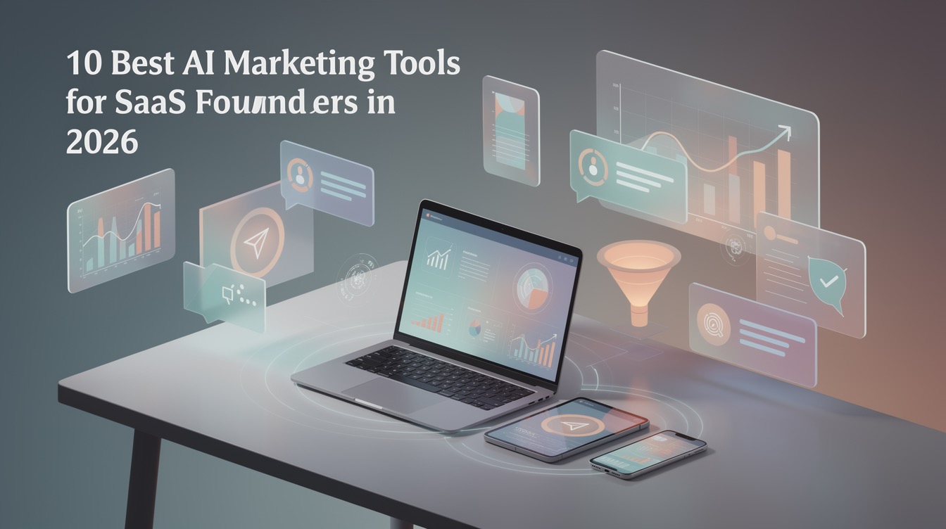 10 Best AI Marketing Tools for SaaS Founders in 2026 hero image