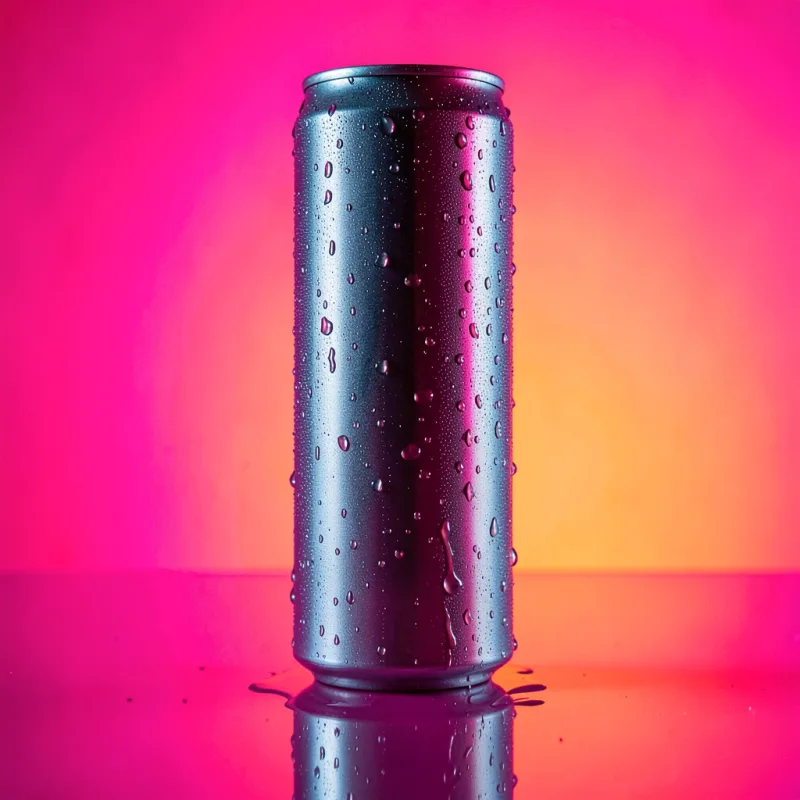 Fizz Beverage. Sparkling drink ad